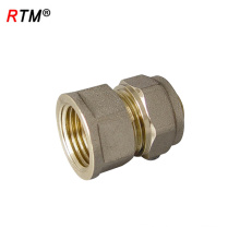 B 4 8 brass fitting, brass pipe compression fitting